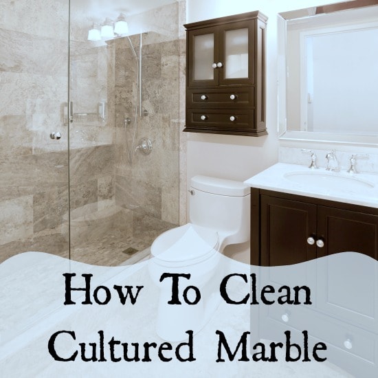 how to clean cultured marble