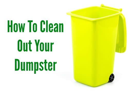how to clean your garbage can