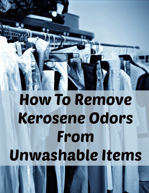 how to remove kerosene odor