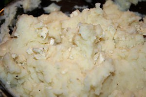 Mashed potatoes aren't easy to photograph