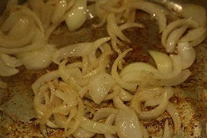 Cook onions until soft