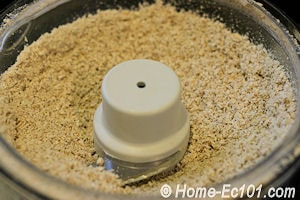 Oat flour from rolled oats