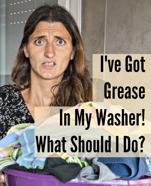 what to do about grease in the washing machine