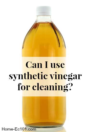 Synthetic or Distilled Vinegar, Is It the Same as Apple Cider Vinegar for  Cleaning? - Home-Ec 101