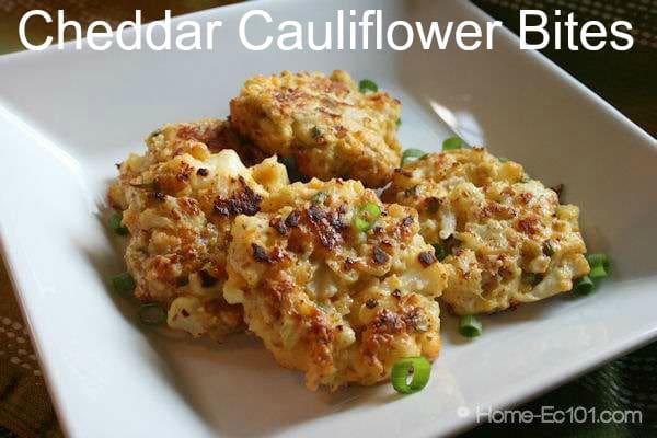 How To Make Cheddar Cauliflower Bites