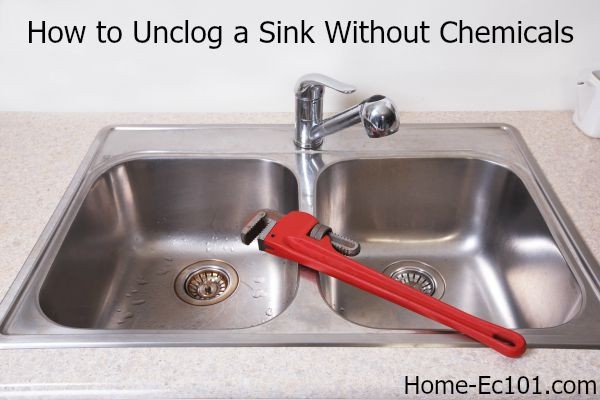 How to Unclog a Kitchen Sink, Naturally - Home-Ec 101