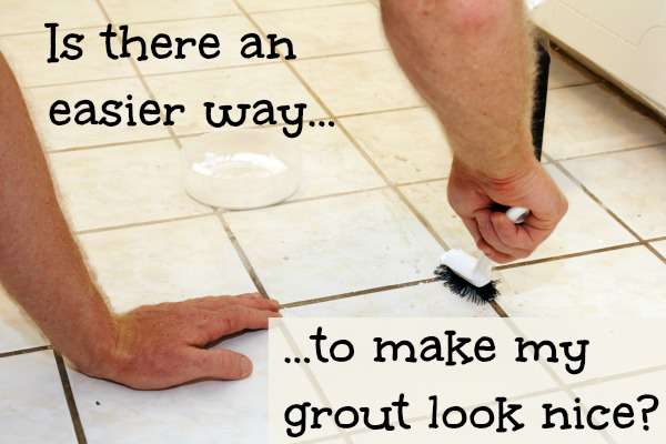 cleaning grout