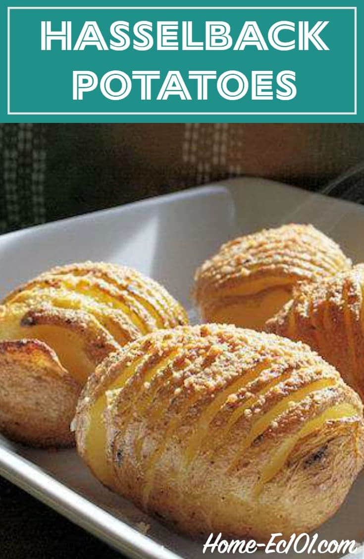 These Hasselback potatoes are tasty and look fancy enough for guests.