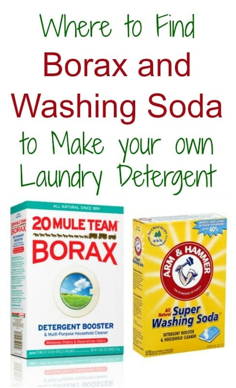 Borax and washing soda and where to find it all, oh my! - Home-Ec 101