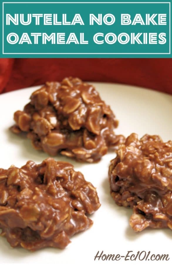 These Nutella No Bake Oatmeal Cookies are my favorite. If you have someone on a gluten free diet this recipe can work for them; just use gluten free oats.