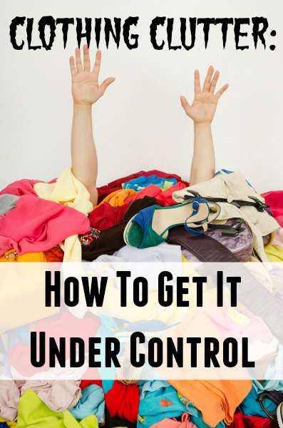 get clothing clutter under control