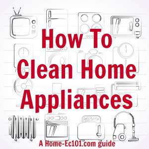 how to clean appliances