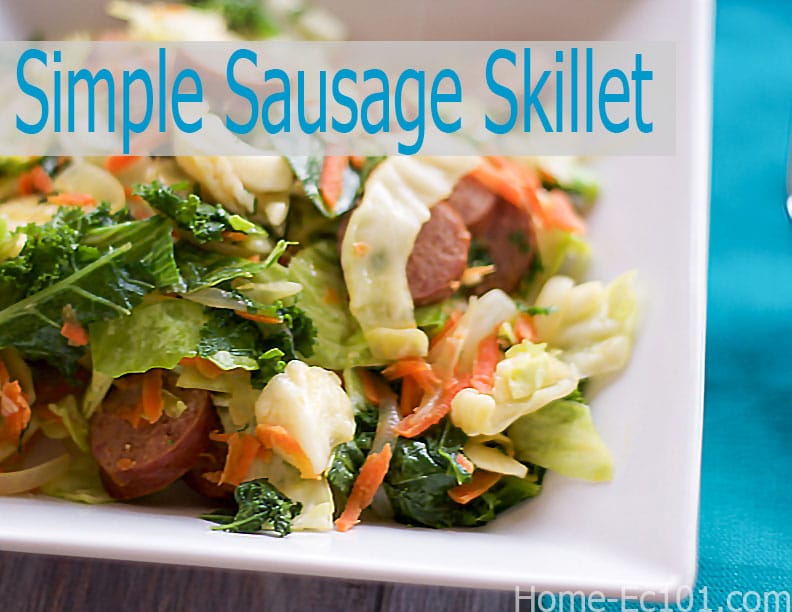 Smoked Sausage and Cabbage Skillet – A Basic Cooking Lesson