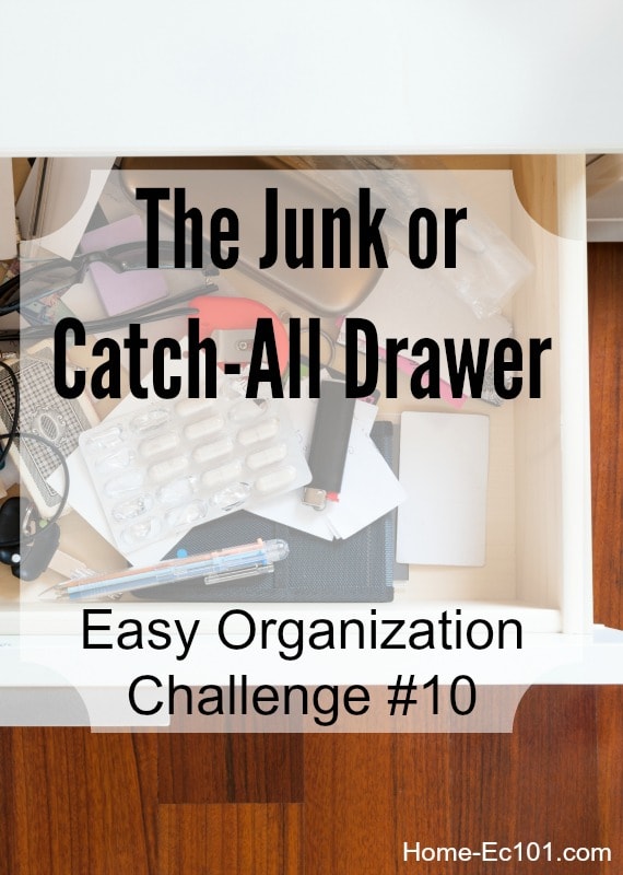 organize junk drawer