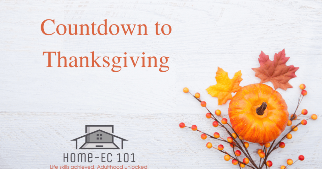 countdown to thanksgiving turkey day graphic